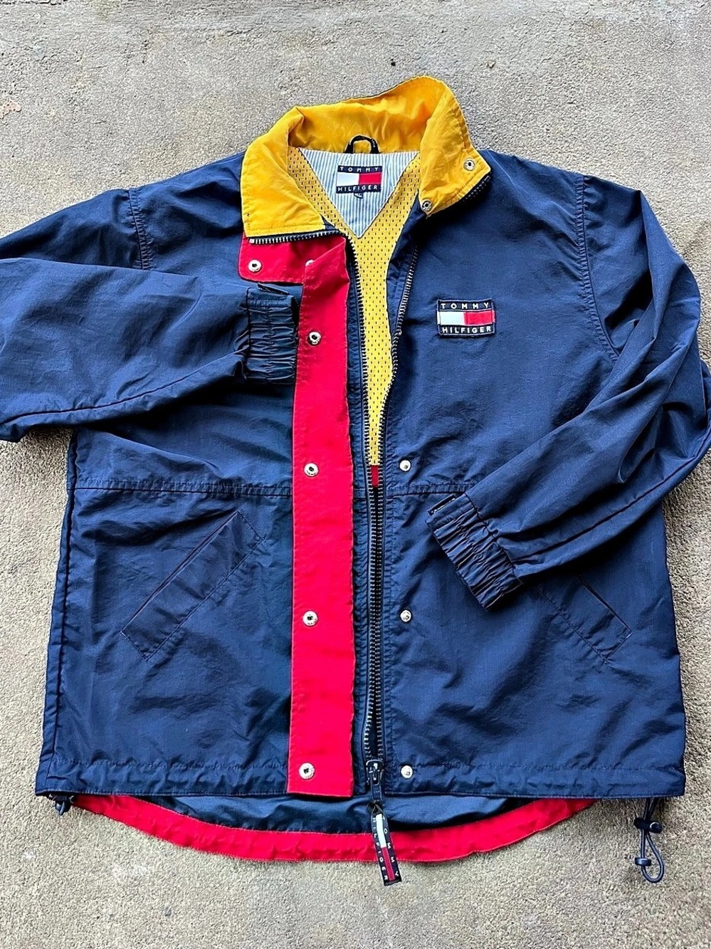 Tommy Hilfiger Vintage 90s Sailing Gear Colorblock Windbreaker